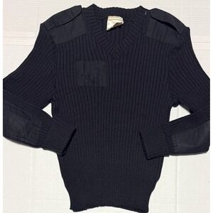 BRIGADE QUARTERMASTERS Woolly Pully - Men's Wool England Sweater - Size 40W